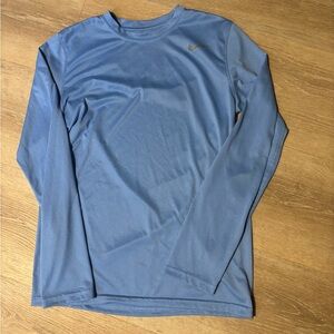 Nike Men's Long Sleeve Tee in Blue
